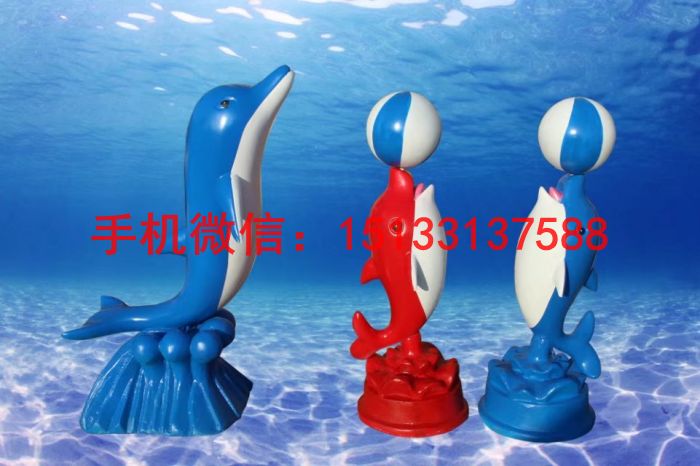 玻璃钢海豚雕塑 彩绘海豚雕塑 玻璃钢海豚雕塑 彩绘海豚雕塑