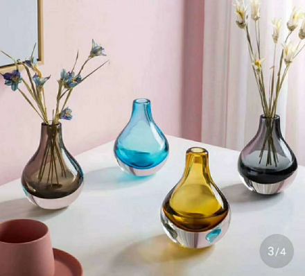 供应干花透明玻璃瓶 客厅插花 花瓶摆件 透明玻璃瓶哪家好 透明玻璃瓶厂家