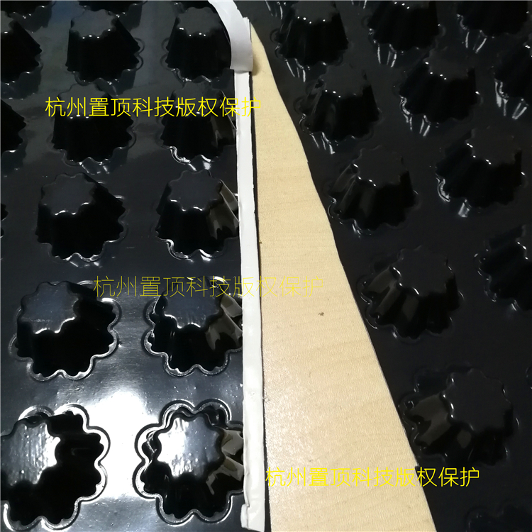 上海屋面排水板工厂销售 浦东蓄排水板单价 建筑排水板施工案例图片