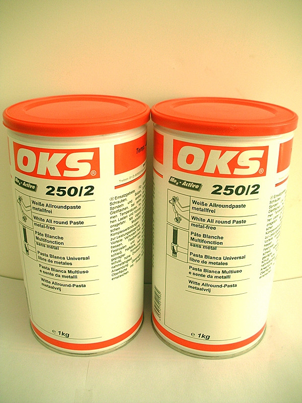 东莞创丰供应德国OKS250/2 白色高温斜顶油 白色高温润滑防卡膏