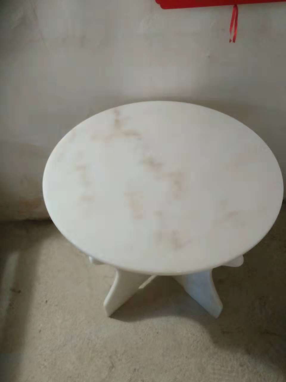 广西白板材制作优质大理石圆桌