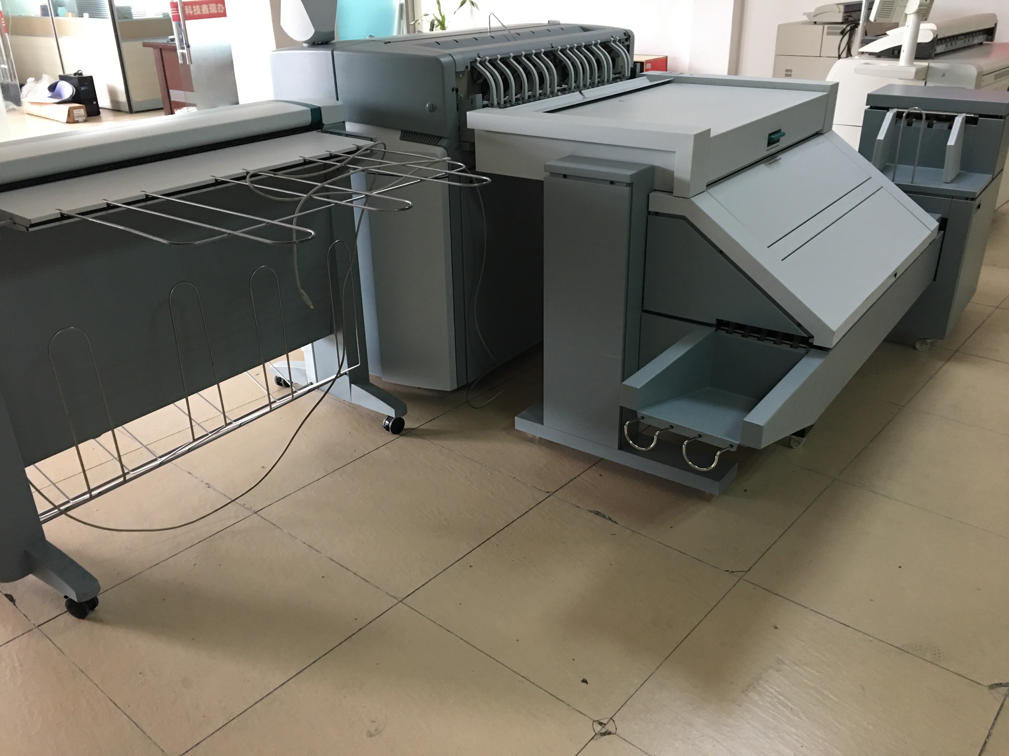奥西TDS750工程复印机 奥西TDS750二手工程复印机数码复合复印机激光蓝图机A0图纸彩色扫描仪