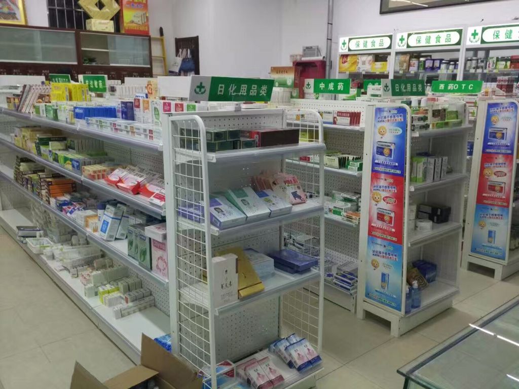 天津超市货架化妆品货架展示架五金店货架单双面便利店货架母婴店货架包邮