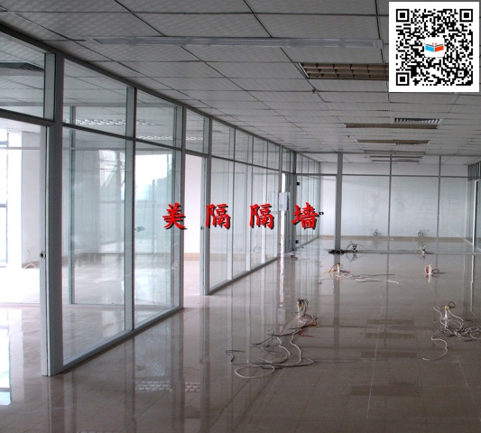 深圳双层透明玻璃隔断
