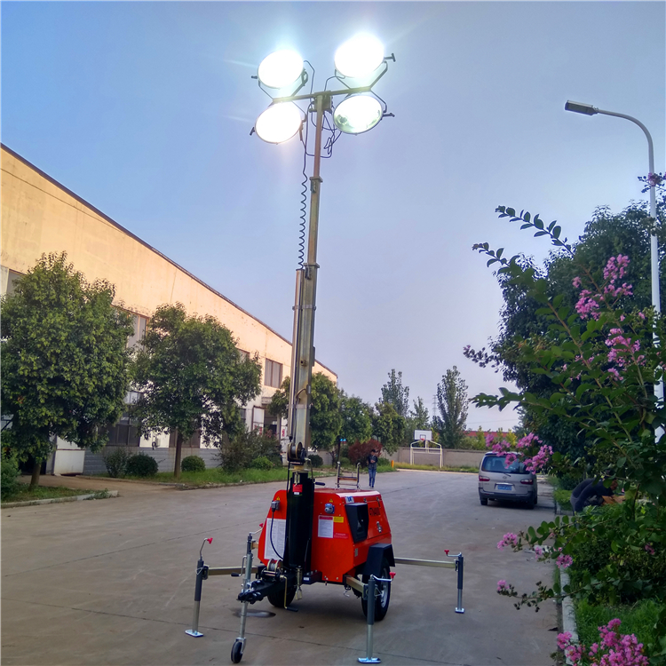 昆明工程照明车厂家供应 移动应急灯塔 金卤灯亮度高 照射半径100米 价格合理