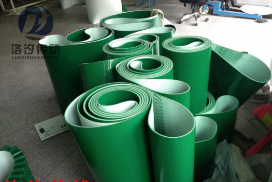 绿色环形PVC输送带