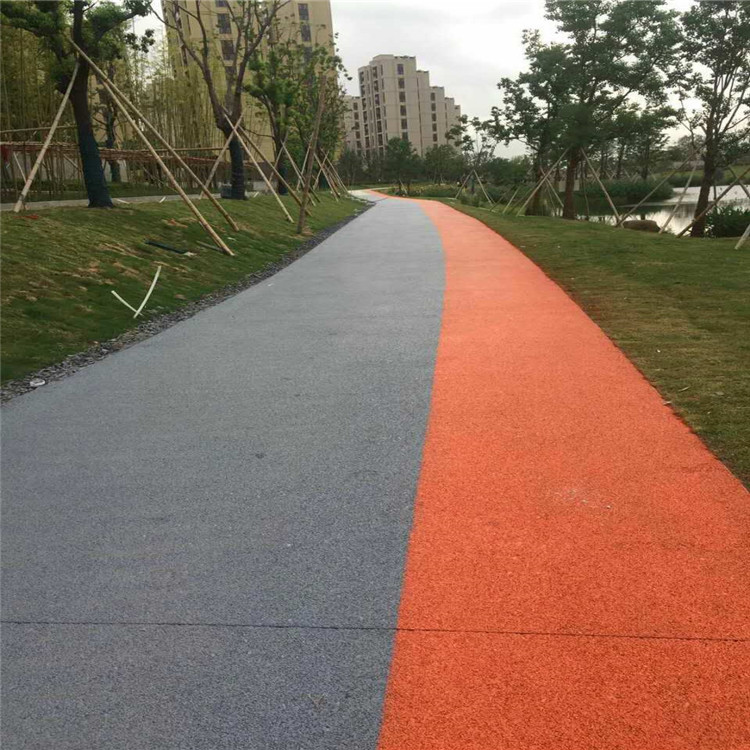 上海市彩色道路-透水地坪-彩色混凝土路厂家彩色道路-透水地坪-彩色混凝土路面施工-无锡透水地面材料厂家