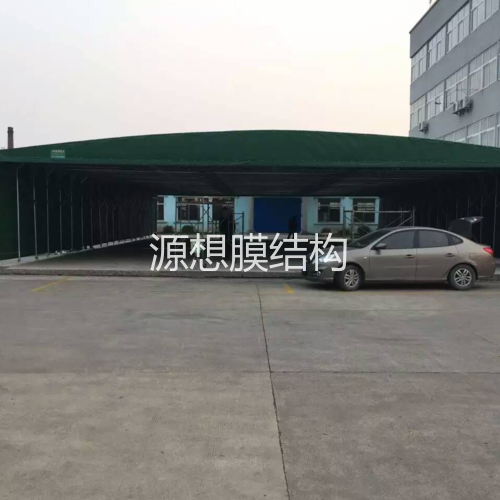 上海电动移动棚 黄浦膜结构遮阳棚 徐汇篮球场 电动移动棚定做 电动移动棚定做价格