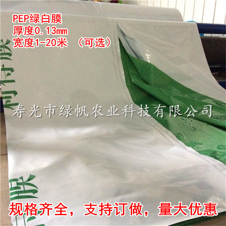 绿白膜PEP利得膜 食用菌大棚13丝绿白膜 PEP利得膜 散射光绿白膜图片