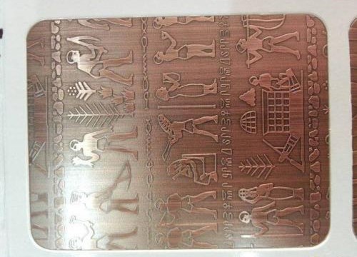 埃及人仿青古铜不锈钢蚀刻板 青古铜不锈钢蚀刻板 青古铜不锈钢板