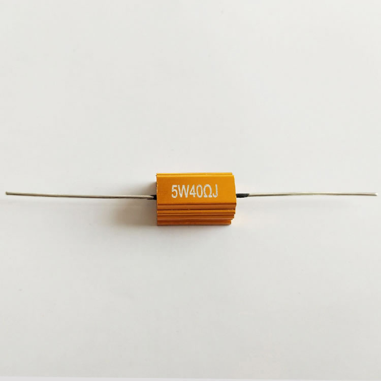 5W 黄金铝壳功率线绕电阻器 金属铝壳电阻 奥创电子
