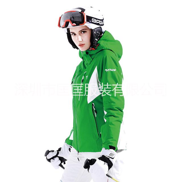 户外服装加工时尚女防风滑雪服专业防水透气透湿保暖外套生产定制