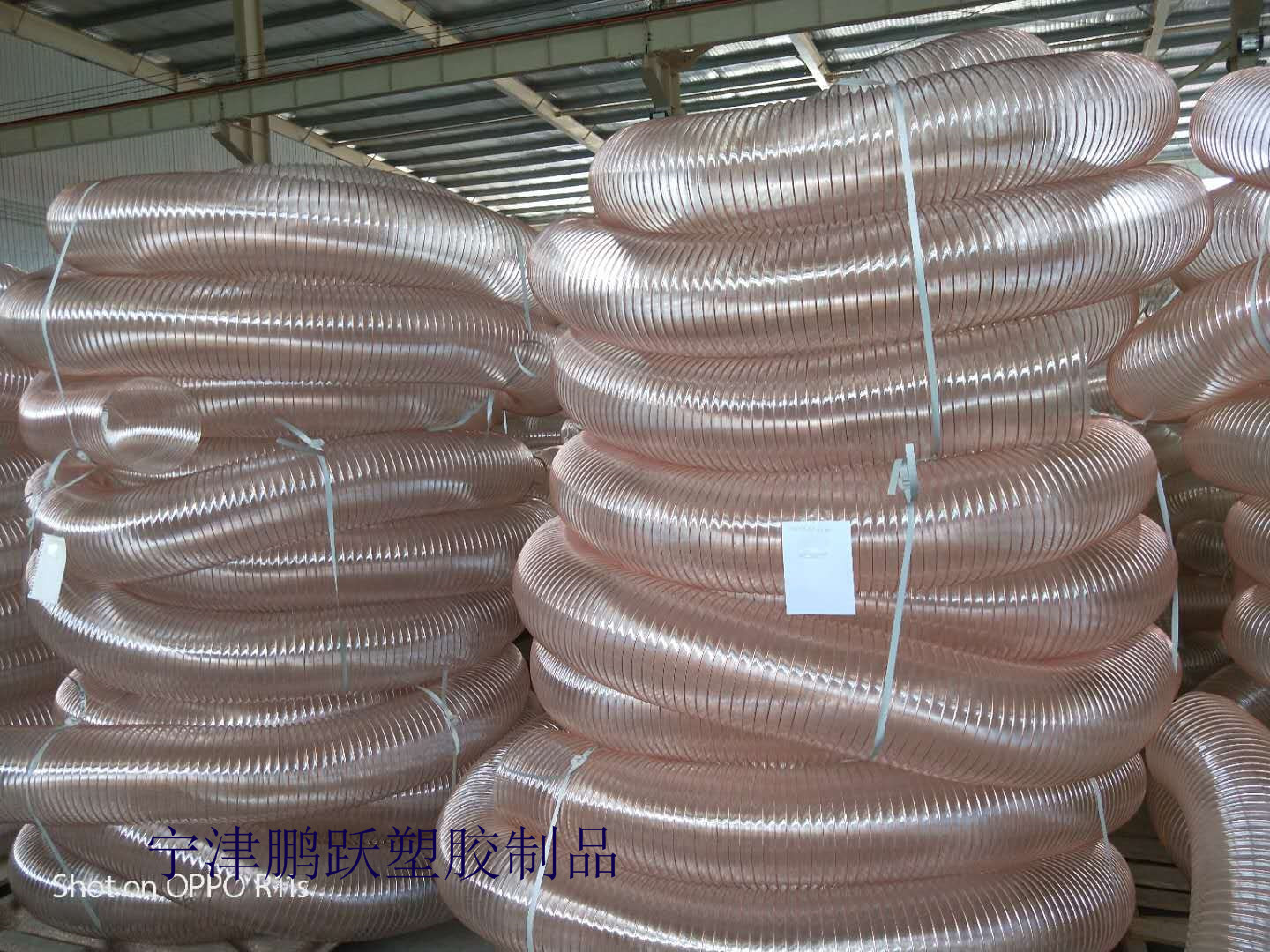 pu木工吸尘管（进口材质pu波纹管）大口径350mmpu聚氨酯透明钢丝风管（水泥厂专用）） pu透明钢丝软管（ pu