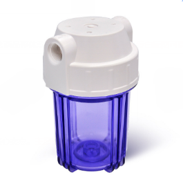 TS演示机滤瓶ROHS报告5寸外扣透明滤瓶2分/4分 ro反渗透滤瓶厂家 5寸外扣透明瓶