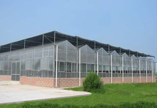 阳光板温室按装/山东生产阳光板温室的厂家地址/潍坊建达温室材料公司图片