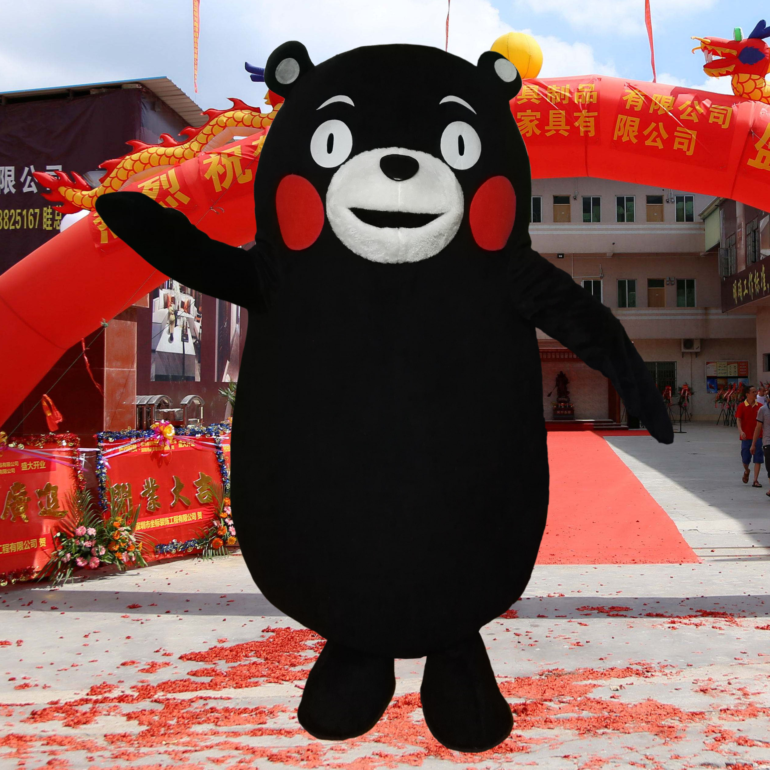 北京出租布朗熊网红熊本熊人偶服装可带人现场互动人偶扮演13671220967（微信同号）