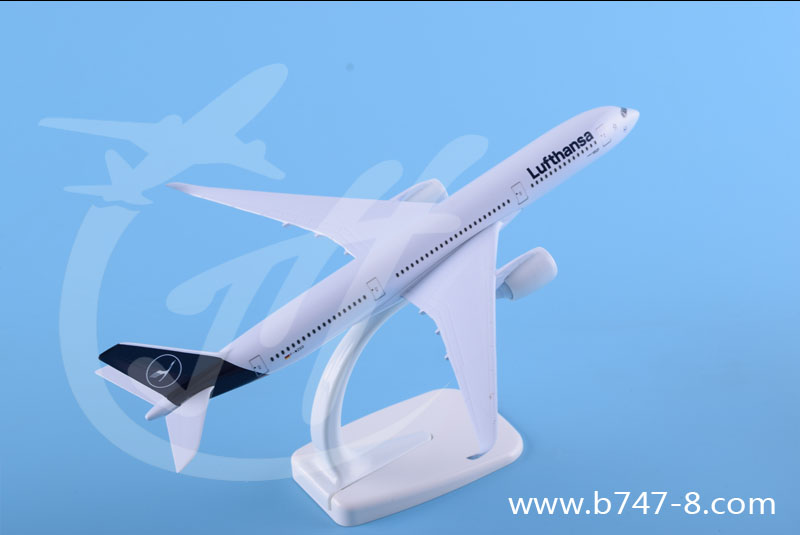 飞机模型空客A350德国汉莎航空20厘米金属纯手工客机仿真航模工艺礼品