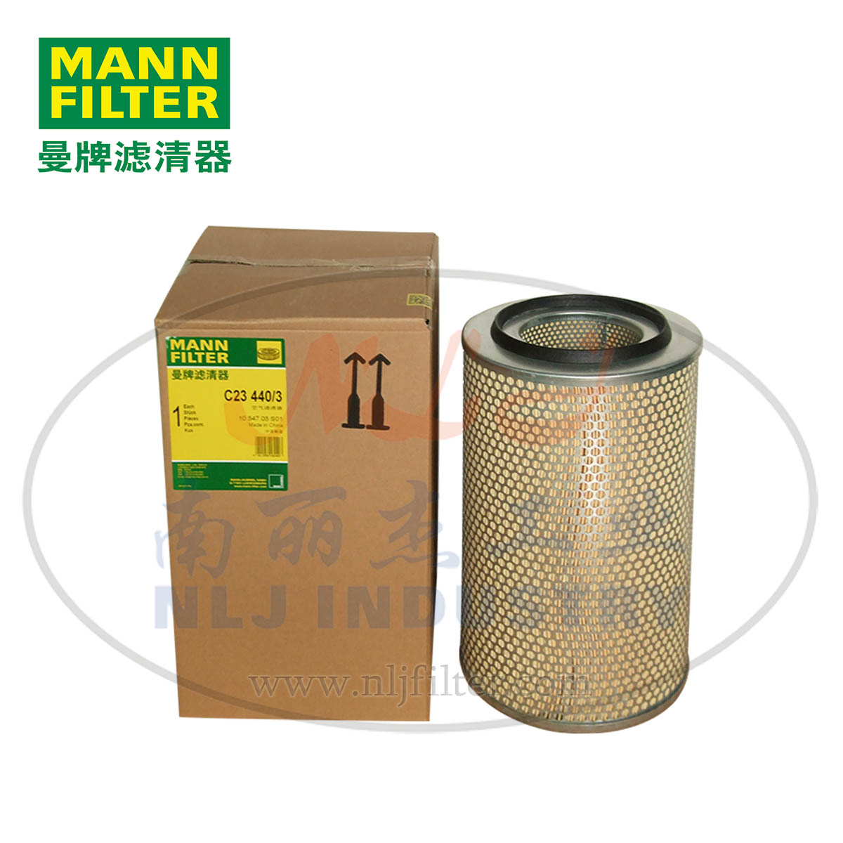 MANN-FILTER(曼牌滤清器)空滤C23440/3