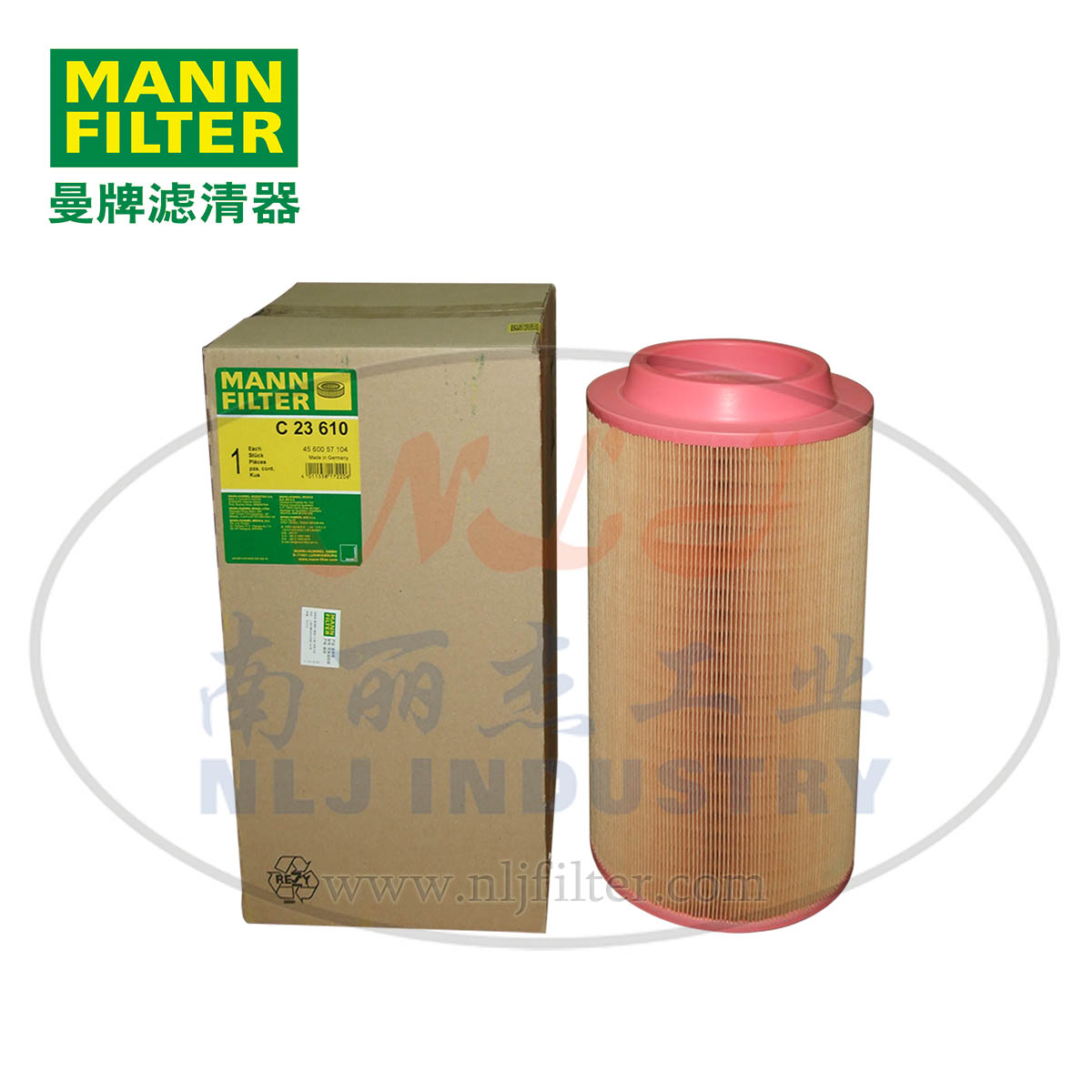 MANN-FILTER(曼牌滤清器)空滤C23610