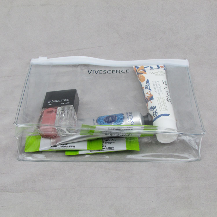 深圳市包装袋厂家厂家直销PVC塑料包装袋透明PVC拉链袋子定做EVA化妆品电压袋定制