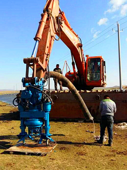 挖掘机改装抽沙机液压排砂泵