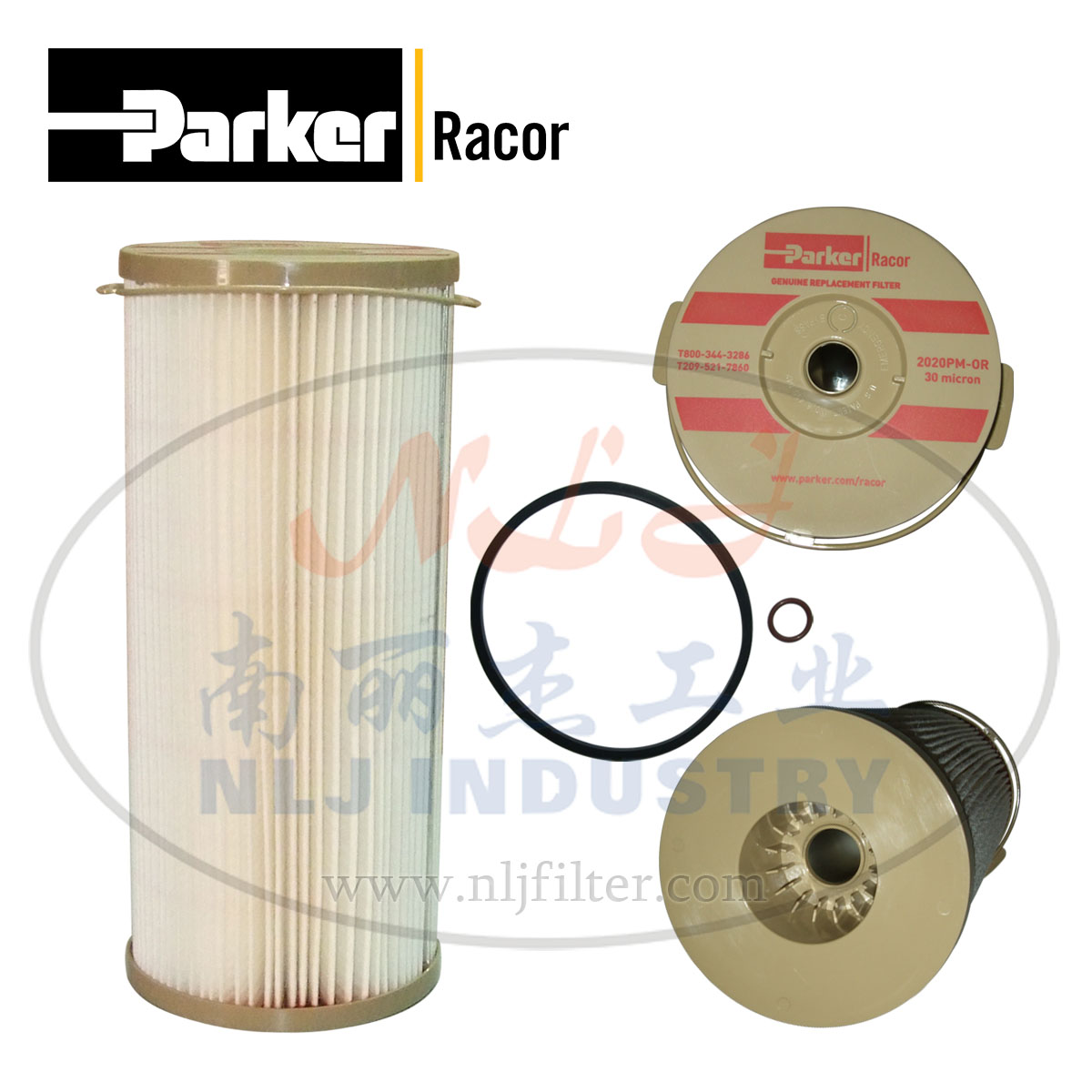 Parker(派克Racor 1000FH系列用滤芯2020PM-OR