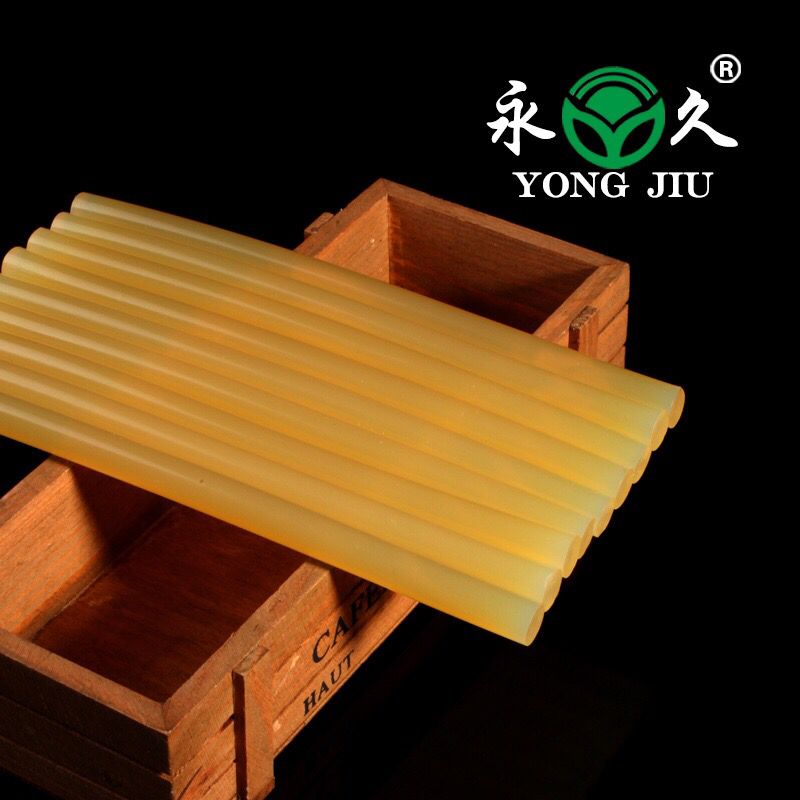 黄色热熔胶棒201厂家直销批发价供应黄色热熔胶棒201环保无味11mm