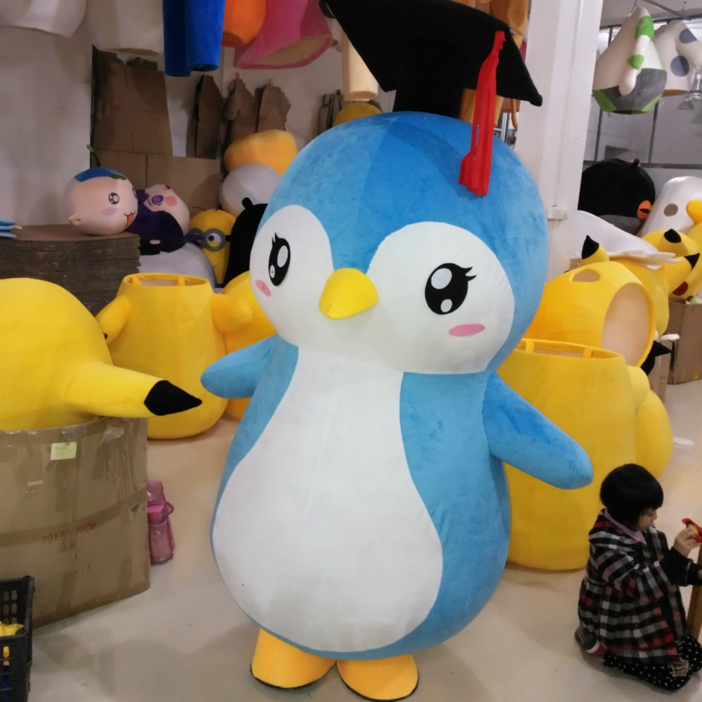 赣州科尼卡通人偶装订做吉祥物企鹅