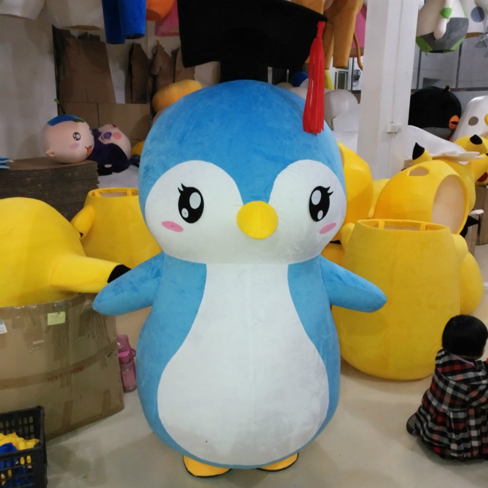 赣州科尼卡通人偶装订做吉祥物企鹅