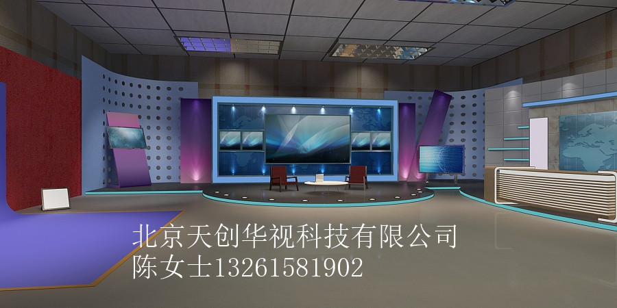 天创华视供应虚拟演播室建设移动导播系统非线性编辑系统图片