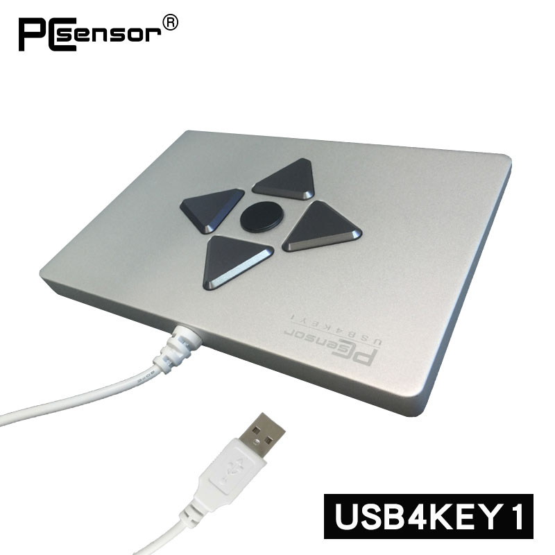 厂家直销USB四键自定义金属键盘手按开关图片