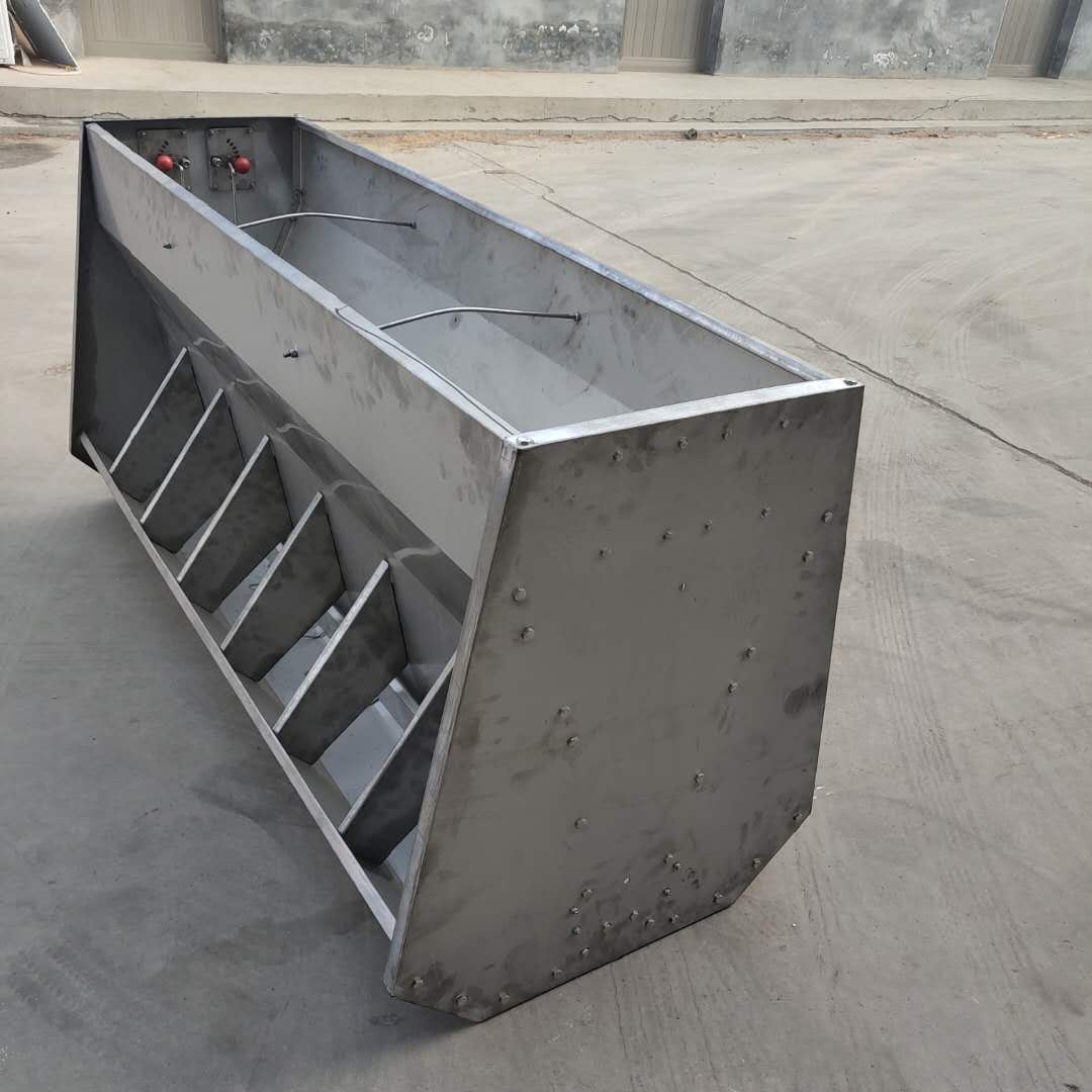亿迈专业生产不锈钢猪料槽 自由采食槽 猪自动料线