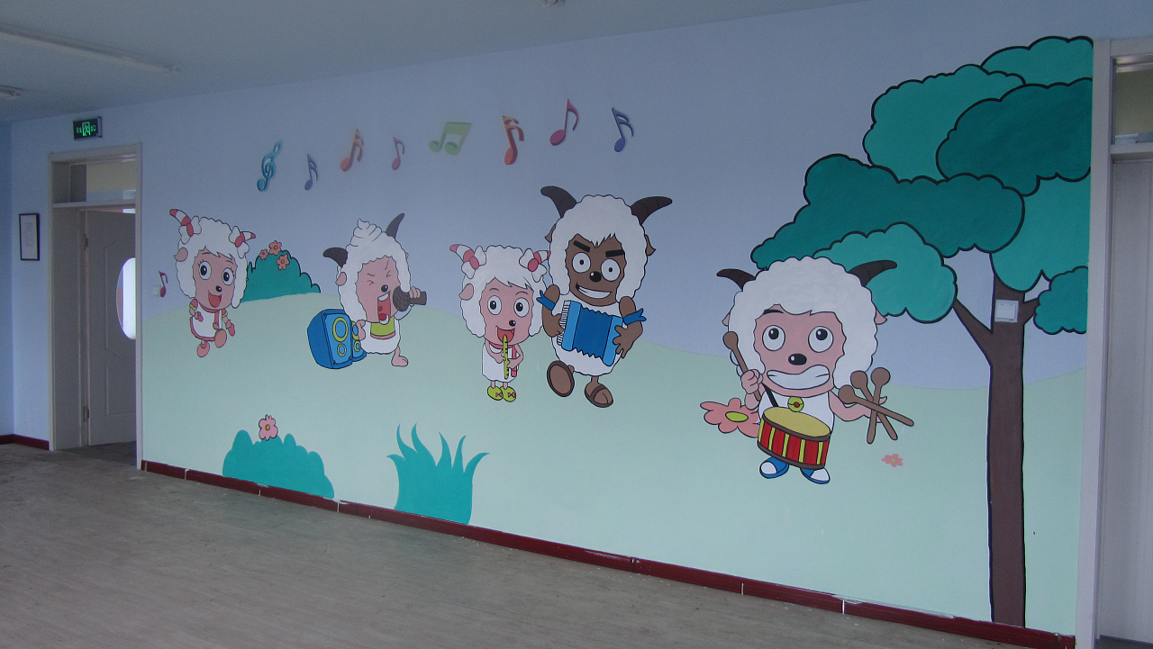 烟台威海墙画文化墙体彩绘艺术涂鸦