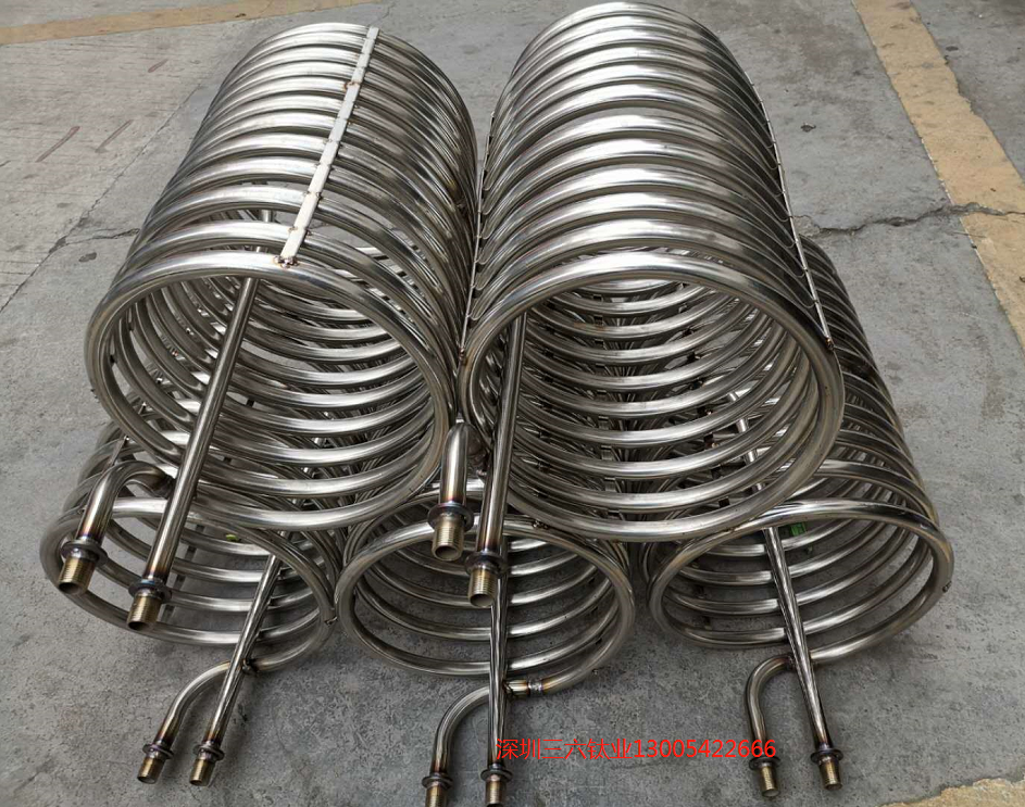 深圳厂家加工钛冷却管︱钛发热管