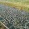 天然青石板 园林景观水池装饰 仿古黑青石批发图片