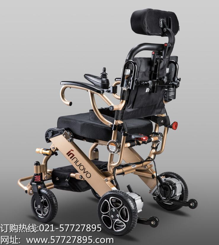 供应英洛华电动轮椅N5513A金色升级款老年人电动轮椅 锂电池