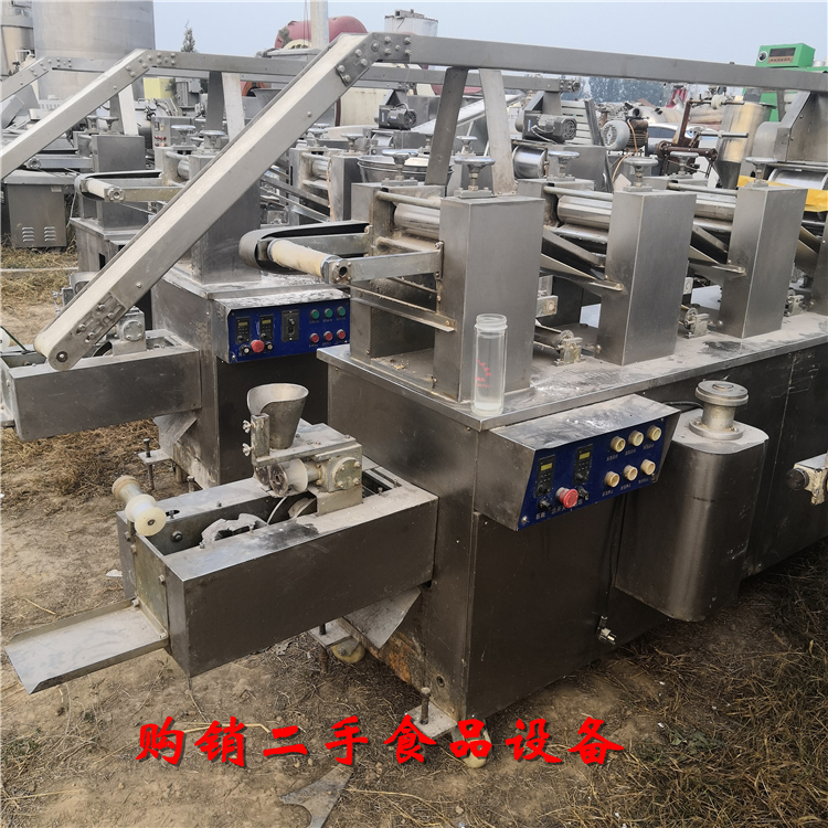 大型饺子机 二手食品制药设备回收 饺子机生产线图片