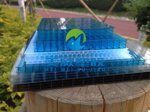 常州南京PC阳光板双层中空阳光板透明PC板加工图片