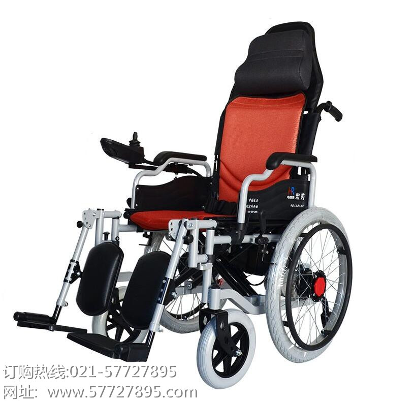 供应宏芮电动轮椅HR-5400A 高背电动轮椅 老年电动代步车 轮椅