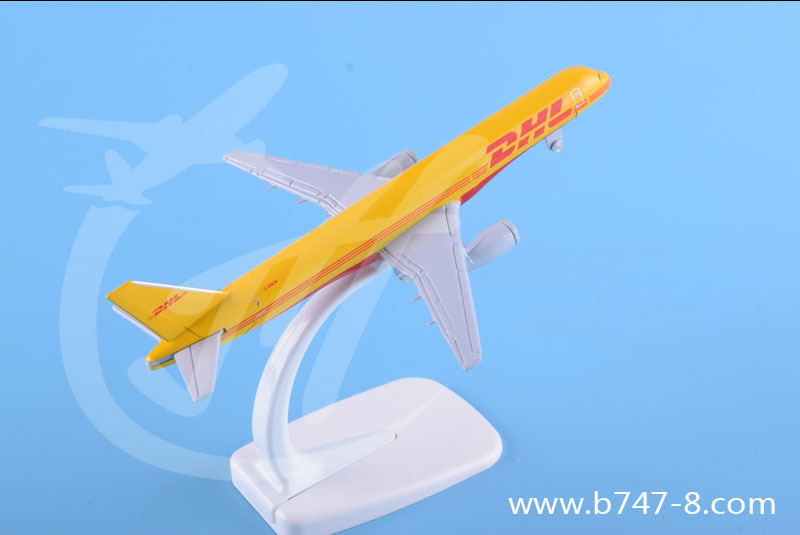 货机静态航模摆件商务定制礼品波音B757合金飞机模型DHL