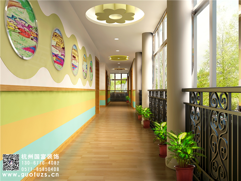 杭州幼儿园装修公司-幼儿园装修设计案例-国富装饰图片