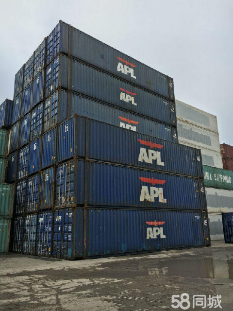 二手集装箱出售上海厂家12米集装箱6米货柜租赁出口图片