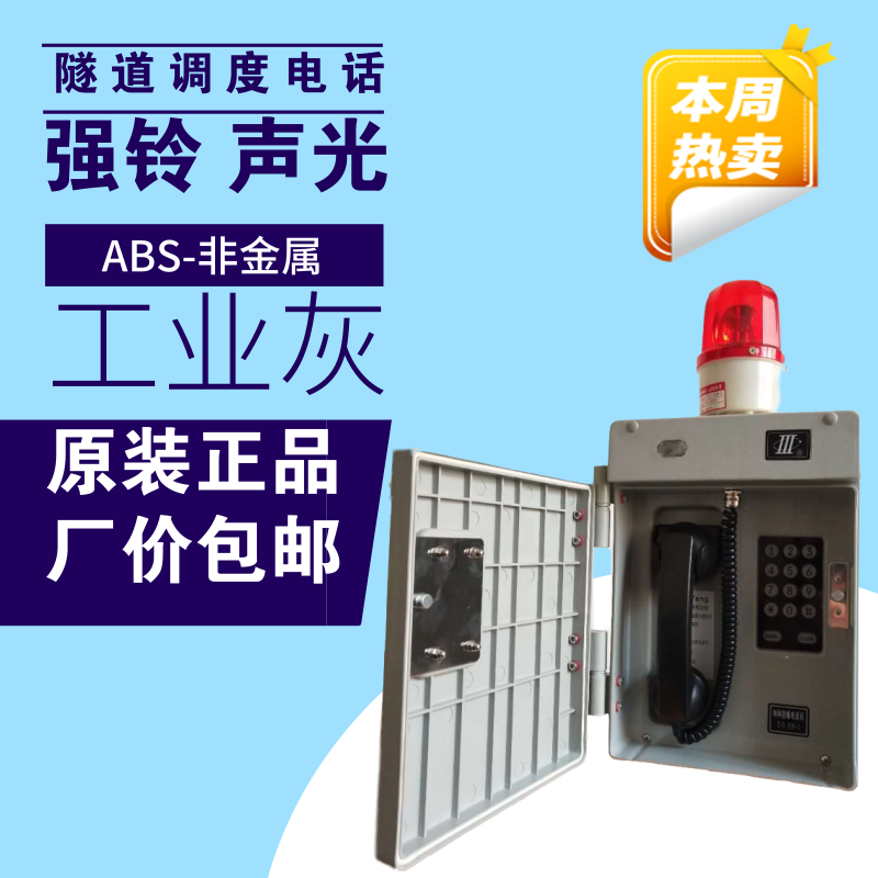 洗煤厂电话机 电厂HAT86(XIII)P/T 户外电话机 壁挂式电话
