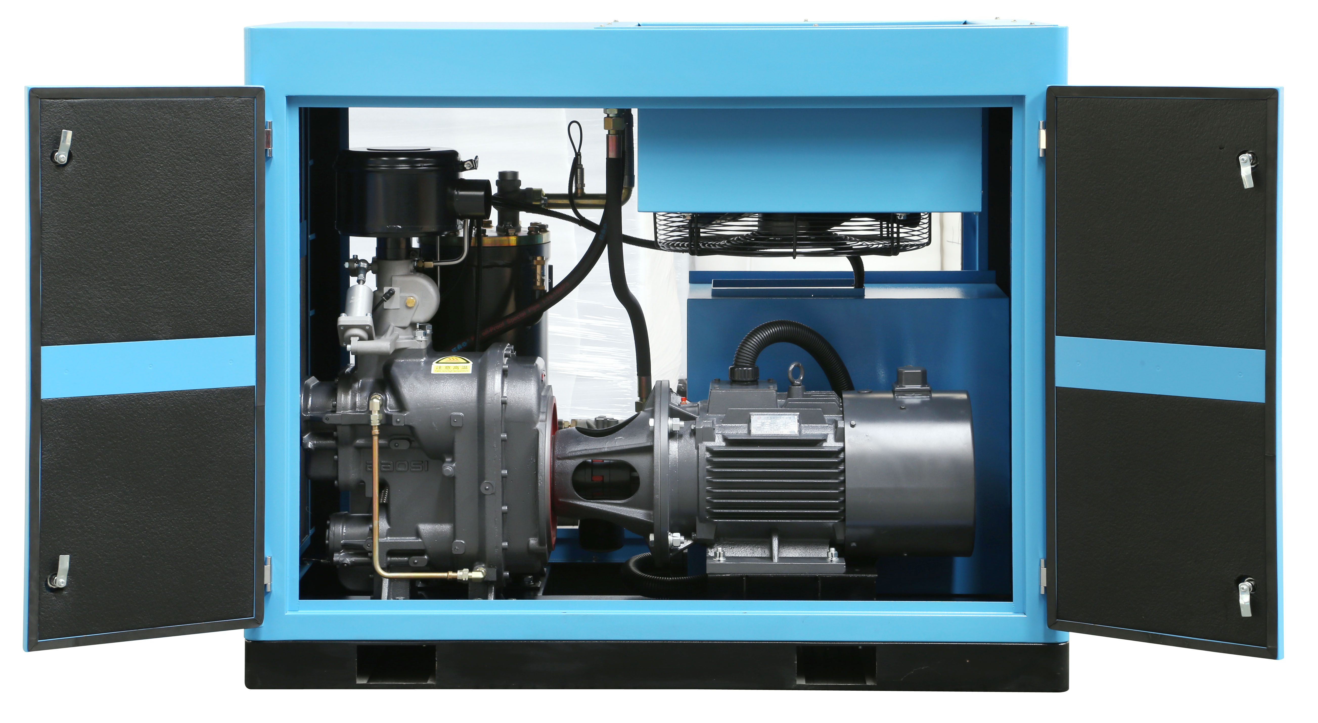鲍斯GMFⅡ37-8永磁变频螺杆式空气压缩机 二级无油静音螺杆式空压机