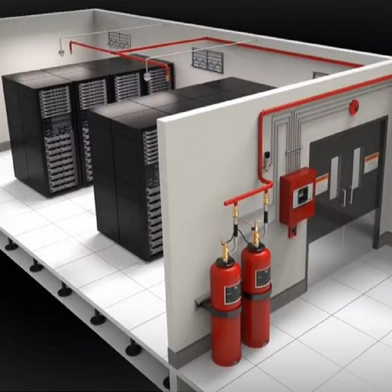 广州七氟丙烷系统厂家 气体灭火设备安装维护检测药剂充装公司