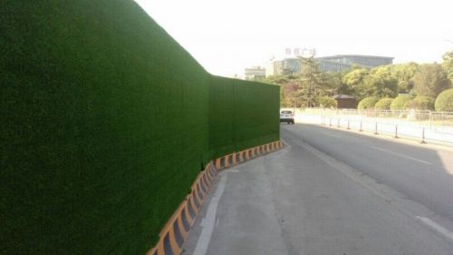 工地专用草皮围墙 绿化围墙