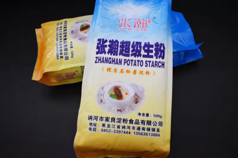 张瀚 超级生粉、优质马铃薯淀粉 500g黑龙江厂家直供 张瀚超级生粉