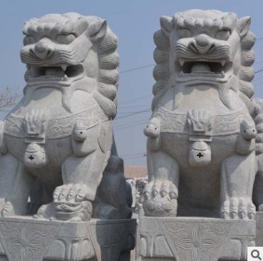 雕刻石狮子生产厂家-批发图片