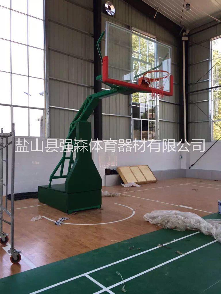 手动液压篮球架生产厂家健身路径批发销售招标