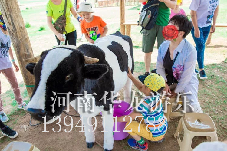 都市开心农场亲子趣味牧场，儿童职业体验馆，趣味开心挤奶喂奶，室内儿童游乐